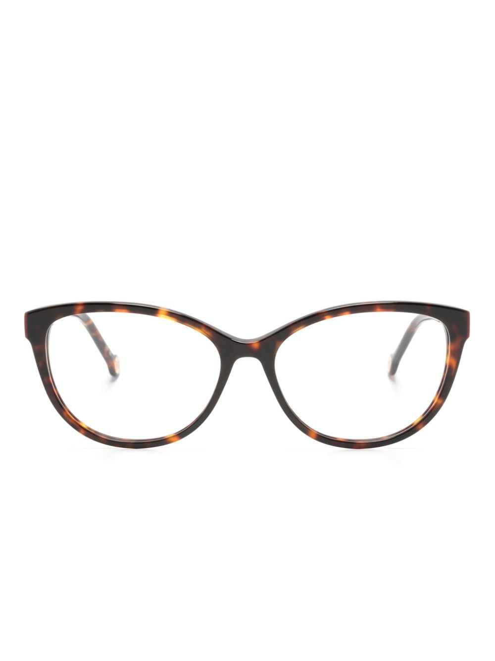 Carolina Herrera tortoiseshell cat-eye glasses - Brown von Carolina Herrera