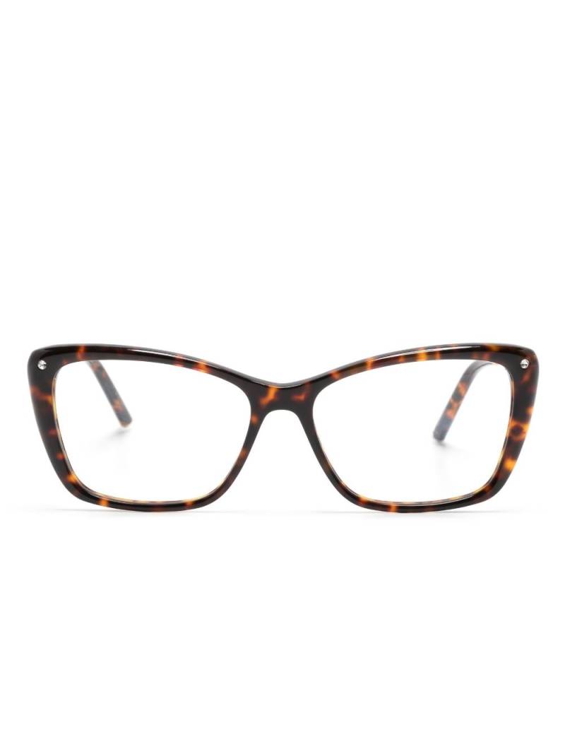 Carolina Herrera tortoiseshell-effect cat-eye glasses - Brown von Carolina Herrera