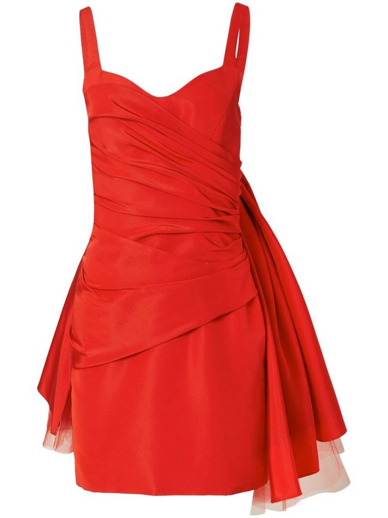 Carolina Herrera tulle-bow sleeveless minidress - Red von Carolina Herrera