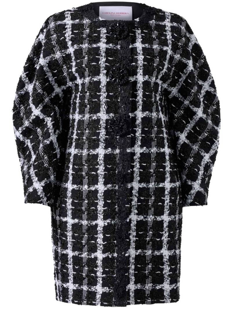 Carolina Herrera tweed coat - Black von Carolina Herrera