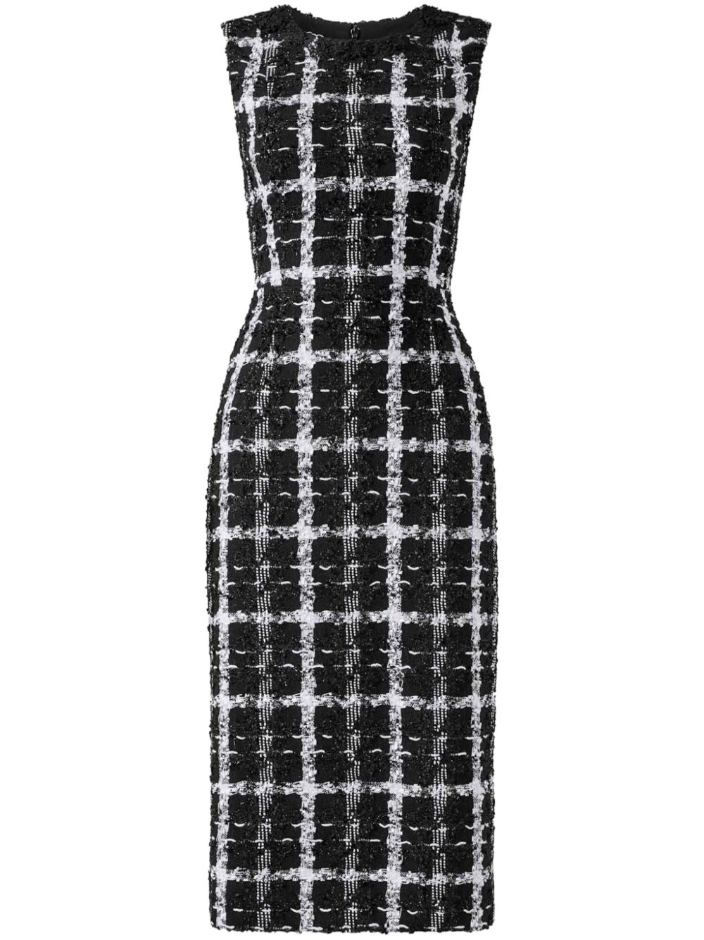 Carolina Herrera tweed midi dress - Black von Carolina Herrera