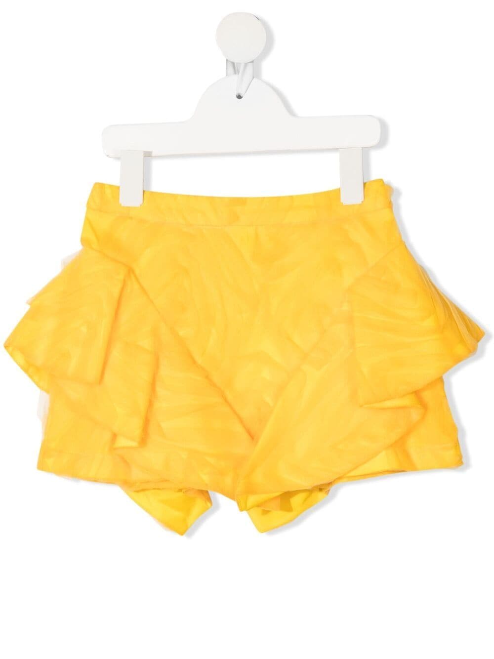 Caroline Bosmans asymmetric tulle mini skirt - Yellow von Caroline Bosmans