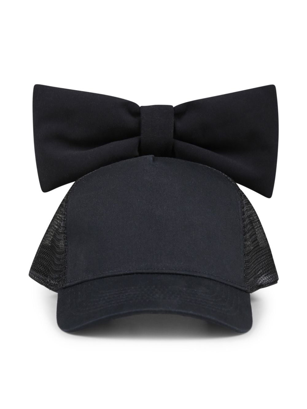 Caroline Bosmans bow-detail baseball cap - Black von Caroline Bosmans