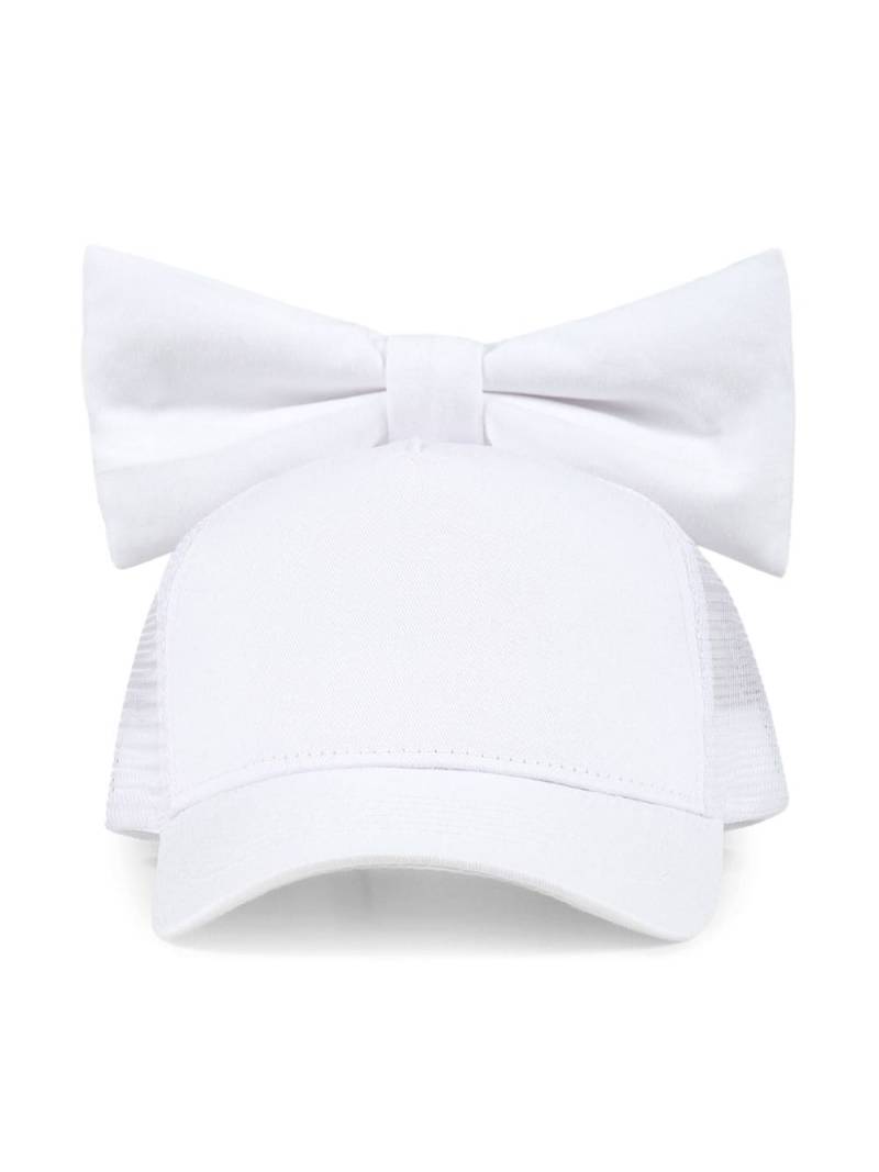 Caroline Bosmans bow-detail baseball cap - White von Caroline Bosmans