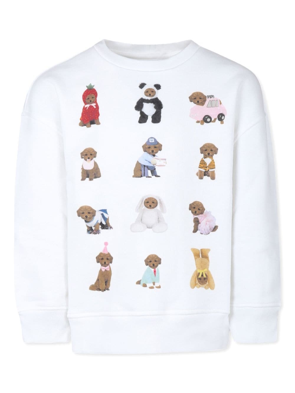 Caroline Bosmans dog-print sweatshirt - White von Caroline Bosmans