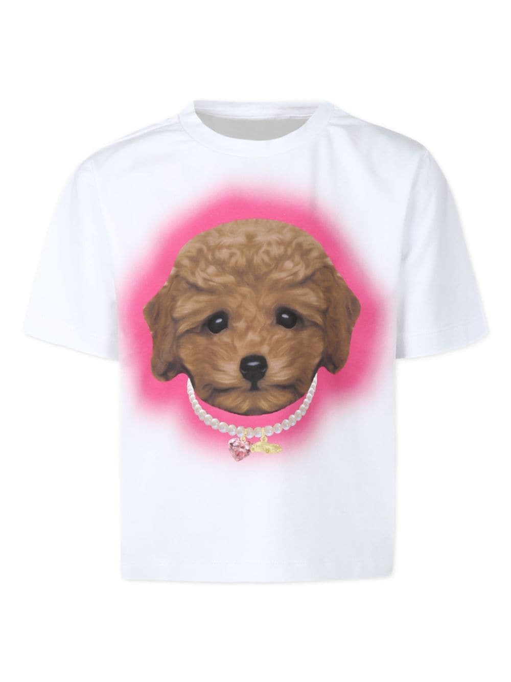 Caroline Bosmans dog-print t-shirt - White von Caroline Bosmans