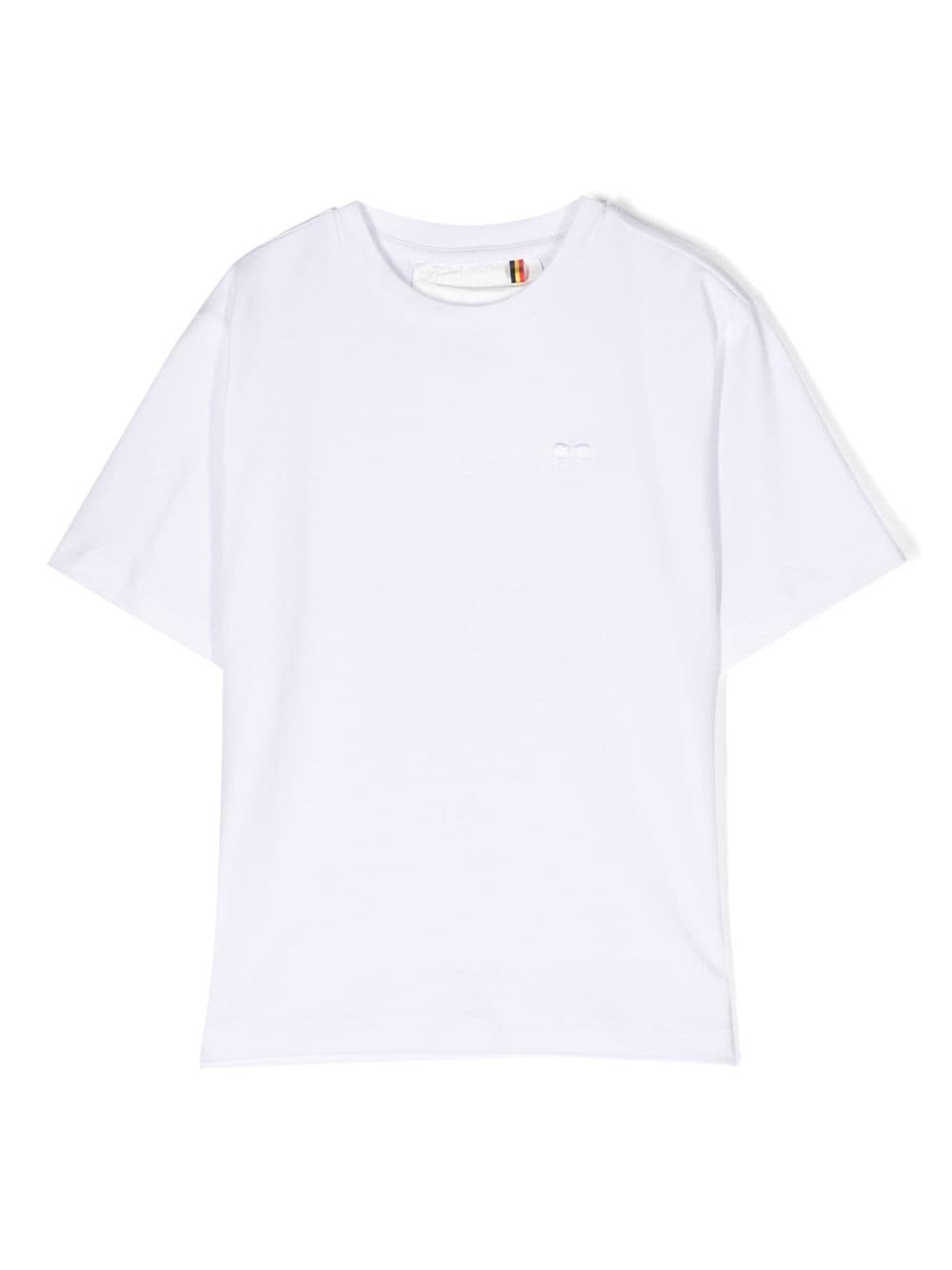 Caroline Bosmans embroidered-motif stretch-cotton T-shirt - White von Caroline Bosmans