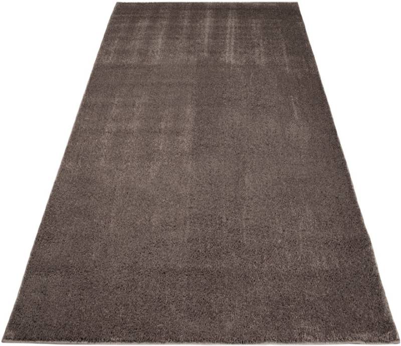 Carpet City Bettumrandung »Softshine 2236«, (Set, 3 tlg.), Bettvorleger, Hochflor, Uni-Farben, besonders weich, Läuferset von Carpet City