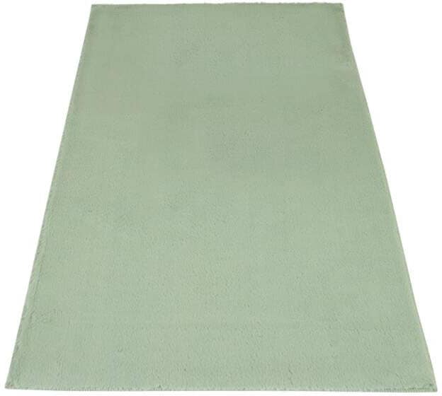 Carpet City Badematte »Topia Mats, Badteppich uni«, rutschhemmend beschichtet, strapazierfähig, Hochflor, Kaninchen Haptik, Polyester, Badezimmerteppich, waschbar von Carpet City