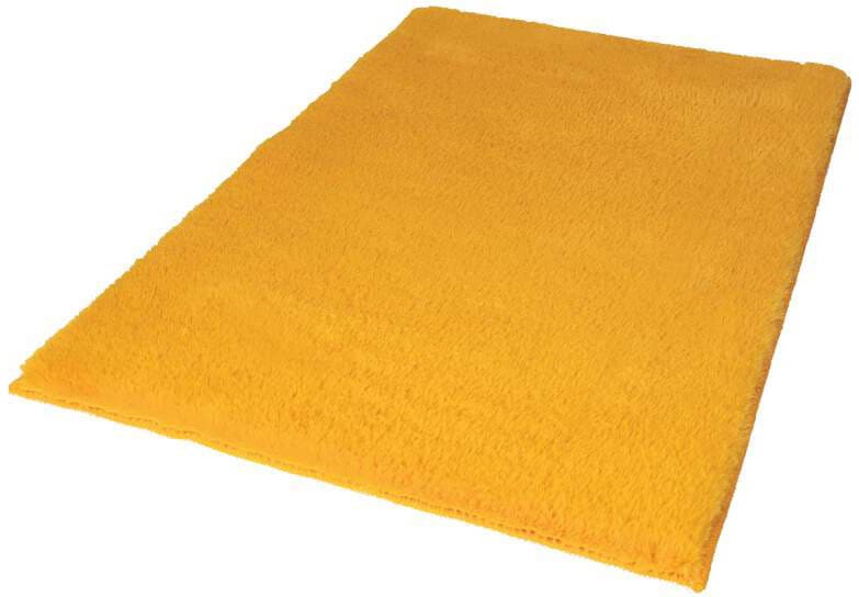 Carpet City Badematte »Topia Mats, Badteppich uni«, Höhe 14 mm, rutschhemmend beschichtet, strapazierfähig, Hochflor, Kaninchen Haptik, Polyester, Badezimmerteppich, waschbar von Carpet City