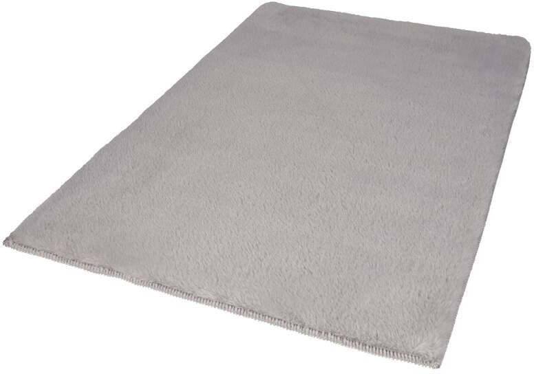 Carpet City Badematte »Topia Mats, Badteppich uni«, Höhe 14 mm, rutschhemmend beschichtet, strapazierfähig, Hochflor, Kaninchen Haptik, Polyester, Badezimmerteppich, waschbar von Carpet City