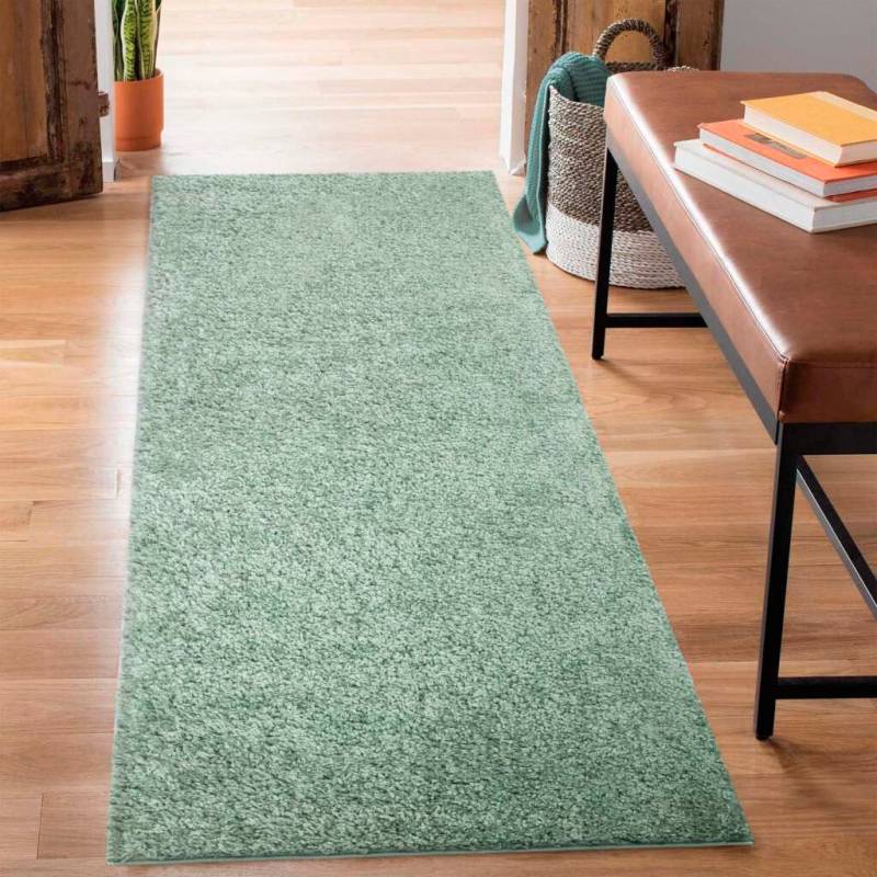 Carpet City Hochflor-Läufer »City Shaggy«, rechteckig, 30 mm Höhe, Teppich Einfarbig Uni, besonders flauschig-weich von Carpet City