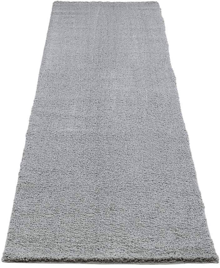 Carpet City Hochflor-Läufer »Plainy«, rechteckig, 30 mm Höhe, Shaggy Polyester Teppich, besonders weich, Uni-Farben von Carpet City