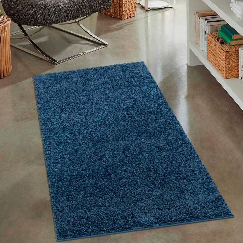 Carpet City Hochflor-Teppich »City Shaggy«, rechteckig, 30 mm Höhe, Robuster Langflor Teppich uni, besonders flauschig weich von Carpet City