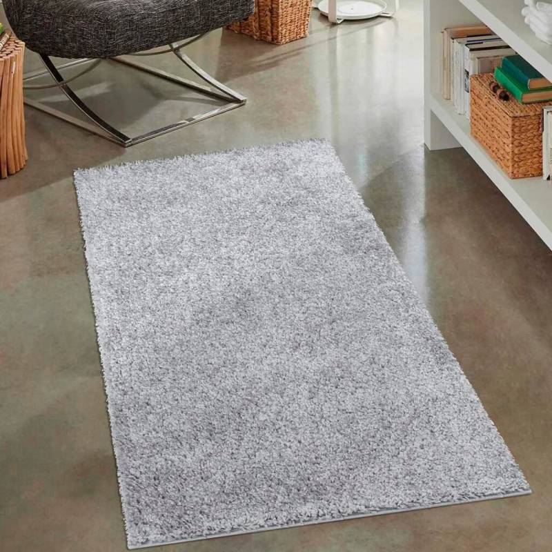 Carpet City Hochflor-Teppich »City Shaggy«, rechteckig, Robuster Langflor Teppich uni, besonders flauschig weich von Carpet City