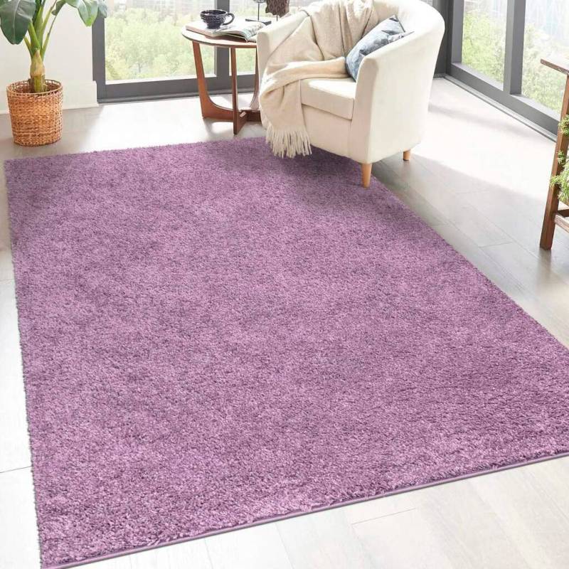 Carpet City Hochflor-Teppich »City Shaggy«, rechteckig, 30 mm Höhe, Robuster Langflor Teppich uni, besonders flauschig weich von Carpet City