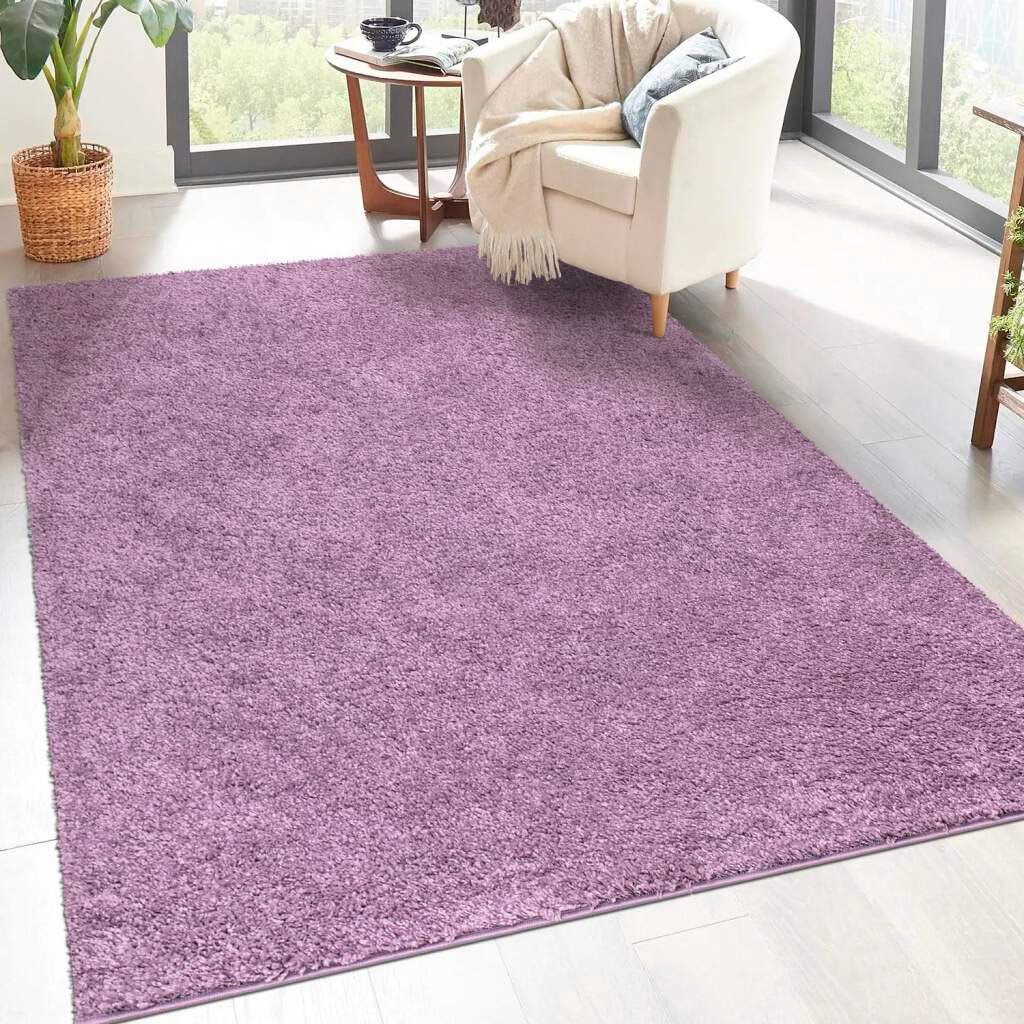 Carpet City Hochflor-Teppich »City Shaggy«, rechteckig, Robuster Langflor Teppich uni, besonders flauschig weich von Carpet City