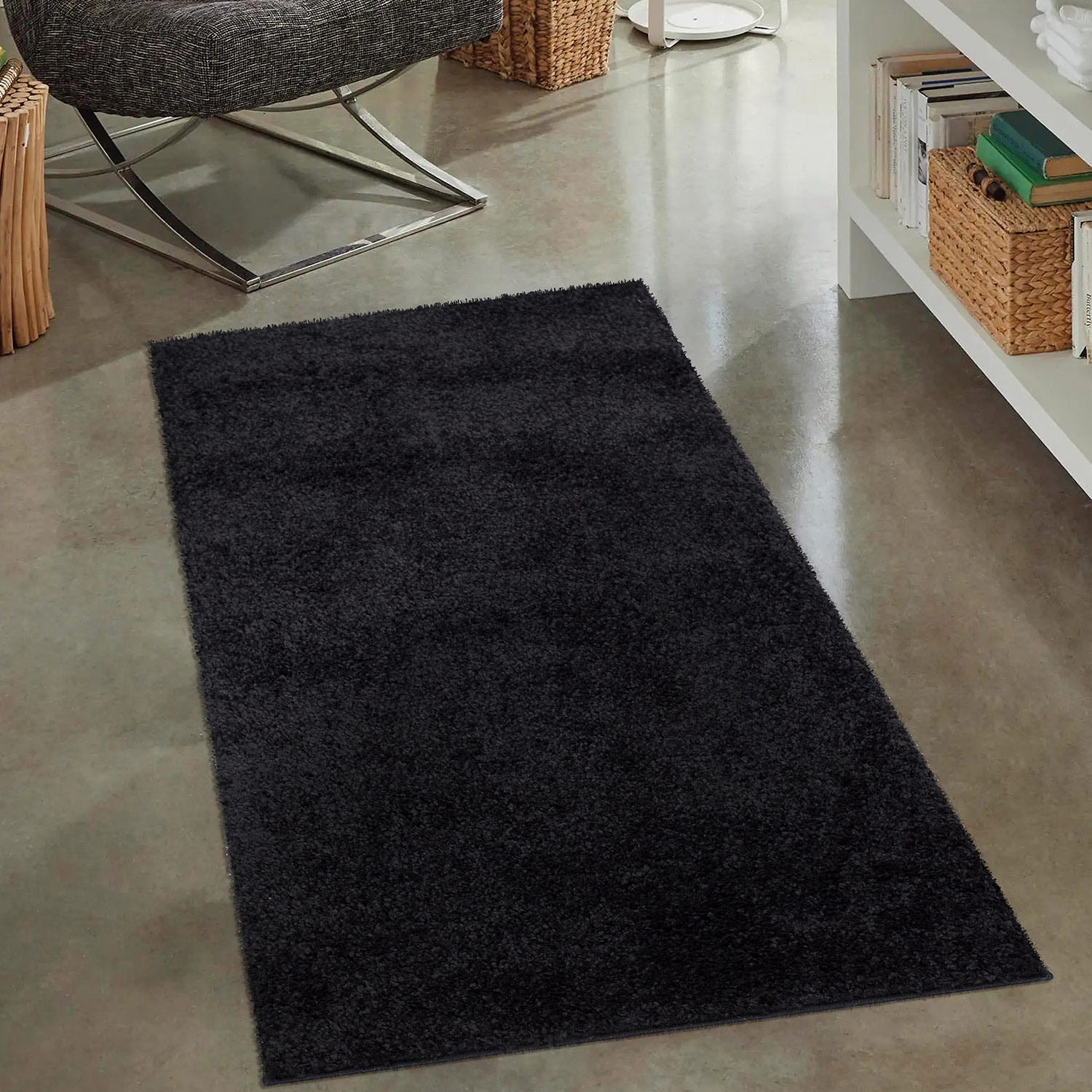 Carpet City Hochflor-Teppich »City Shaggy«, rechteckig, 30 mm Höhe, Robuster Langflor Teppich uni, besonders flauschig weich von Carpet City