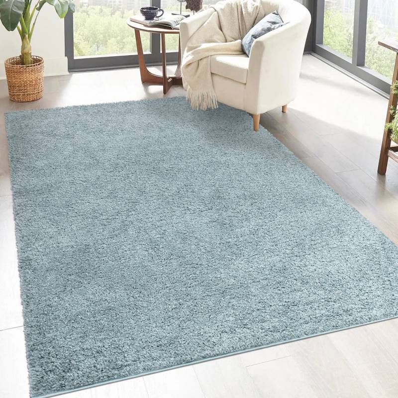 Carpet City Hochflor-Teppich »City Shaggy«, rechteckig, Robuster Langflor Teppich uni, besonders flauschig weich von Carpet City