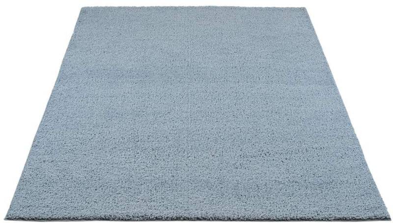 Carpet City Hochflor-Teppich »Plainy«, rechteckig, 30 mm Höhe, Shaggy Polyester Teppich, besonders weich, Uni-Farben von Carpet City