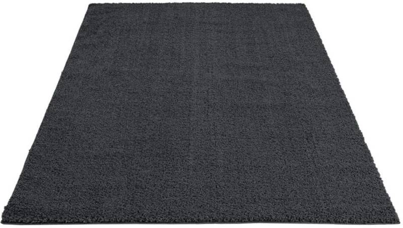 Carpet City Hochflor-Teppich »Plainy«, rechteckig, Shaggy Polyester Teppich, besonders weich, Uni-Farben von Carpet City
