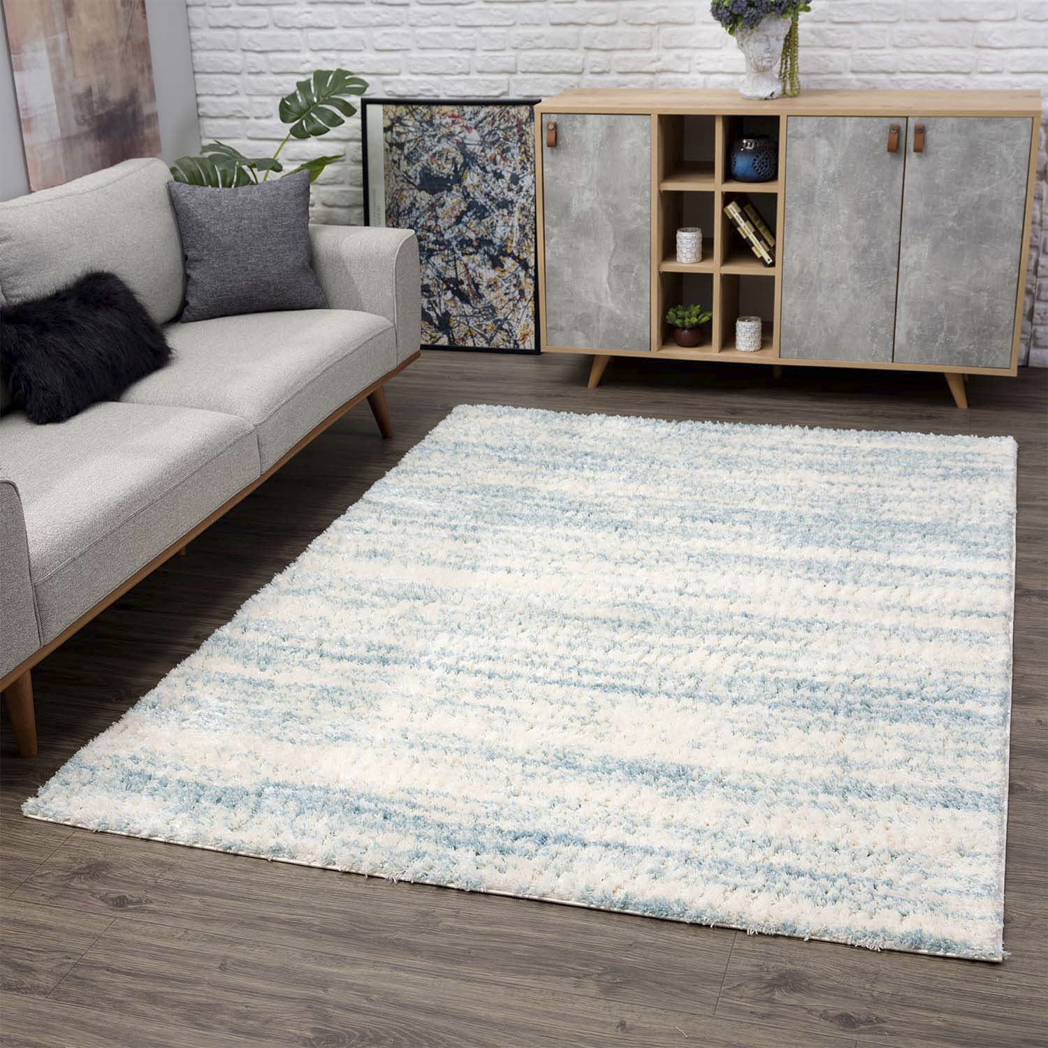Carpet City Hochflor-Teppich »Pulpy 524«, rechteckig, 30 mm Höhe, besonders weich, Meliert, ideal für Wohnzimmer & Schlafzimmer Carpet City Hochflor-Teppich »Pulpy 524«, rechteckig, 30 mm Höhe, besonders weich, Meliert, ideal für Wohnzimmer & Schlafzimmer von Carpet City