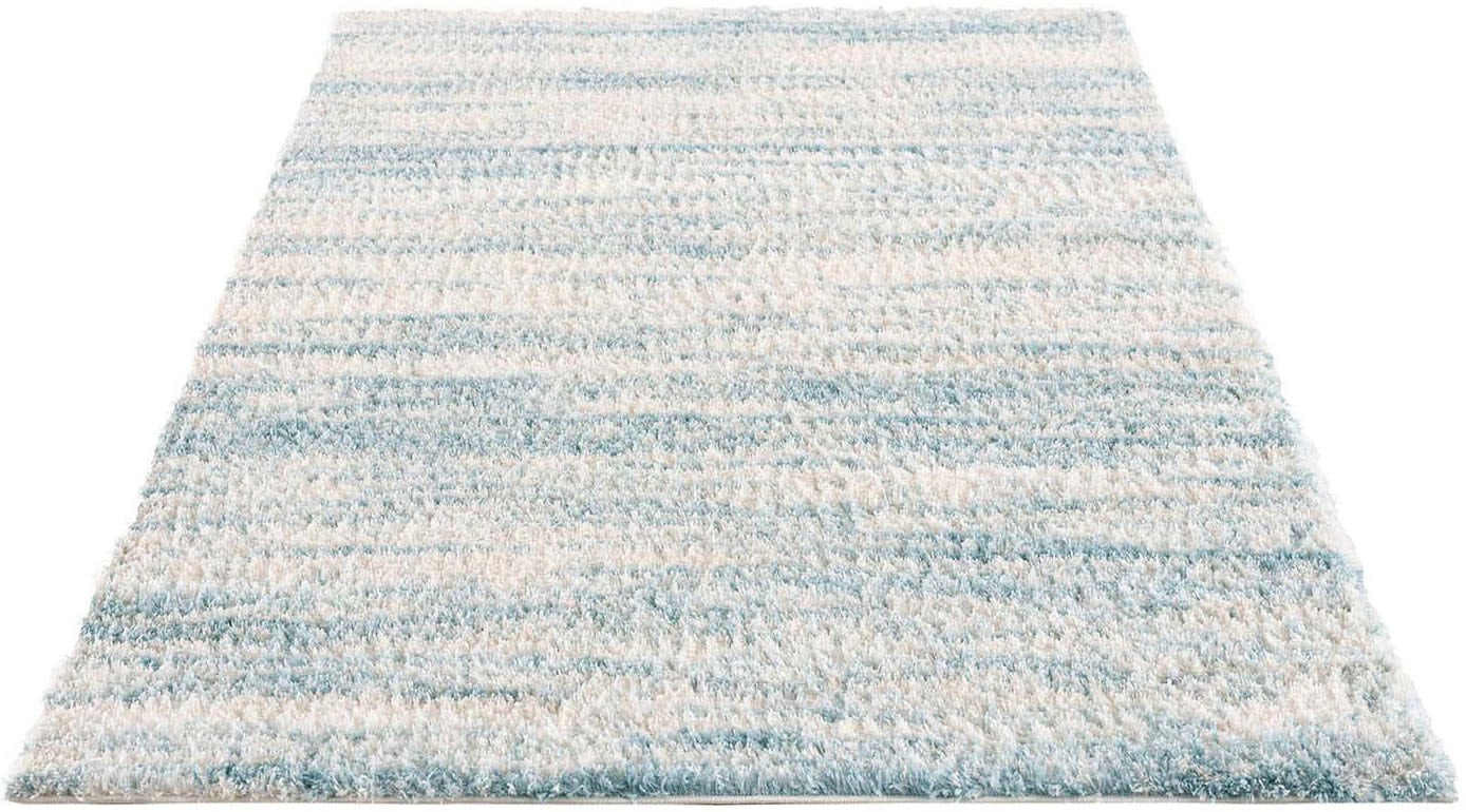 Carpet City Hochflor-Teppich »Pulpy 524«, rechteckig, 30 mm Höhe, besonders weich, Meliert, ideal für Wohnzimmer & Schlafzimmer von Carpet City