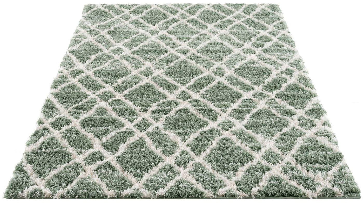 Carpet City Hochflor-Teppich »Pulpy 540«, rechteckig, 30 mm Höhe, besonders weich, Rauten-Optik, ideal für Wohnzimmer & Schlafzimmer Carpet City Hochflor-Teppich »Pulpy 540«, rechteckig, 30 mm Höhe, besonders weich, Rauten-Optik, ideal für Wohnzimmer & Schlafzimmer von Carpet City