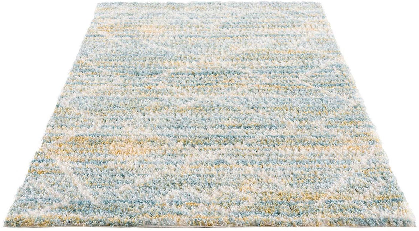 Carpet City Hochflor-Teppich »Pulpy 557«, rechteckig, besonders weich, Ethno Look, ideal für Wohnzimmer & Schlafzimmer von Carpet City