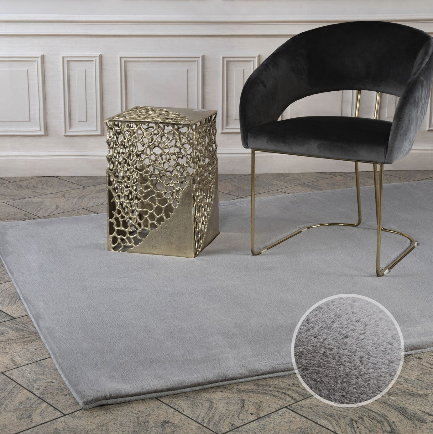 Carpet City Hochflor-Teppich »TOPIA 400«, rechteckig, 21 mm Höhe, Kunstfell-Teppich mit Kaninchenfell-Optik, Wohnzimmer, Schlafzimmer Carpet City Hochflor-Teppich »TOPIA 400«, rechteckig, 21 mm Höhe, Kunstfell-Teppich mit Kaninchenfell-Optik, Wohnzimmer, Schlafzimmer von Carpet City