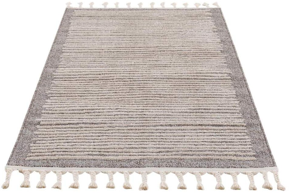 Carpet City Läufer »Art 2231«, rechteckig, Kurzflor, mit Kettfäden, Streifen-Muster, ideal für Flur & Diele von Carpet City