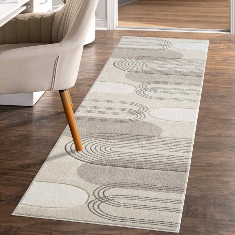 Carpet City Läufer »BONITO7157«, rechteckig, 11 mm Höhe, Flachflor, Hochtief-Muster/ 3D-Effekt, Geo-Muster, für Wohnzimmer von Carpet City