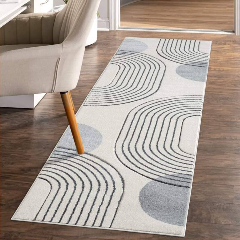 Carpet City Läufer »BONITO7170«, rechteckig, 11 mm Höhe, Flachflor, Hochtief-Muster/ 3D-Effekt, Geo-Muster, für Wohnzimmer von Carpet City