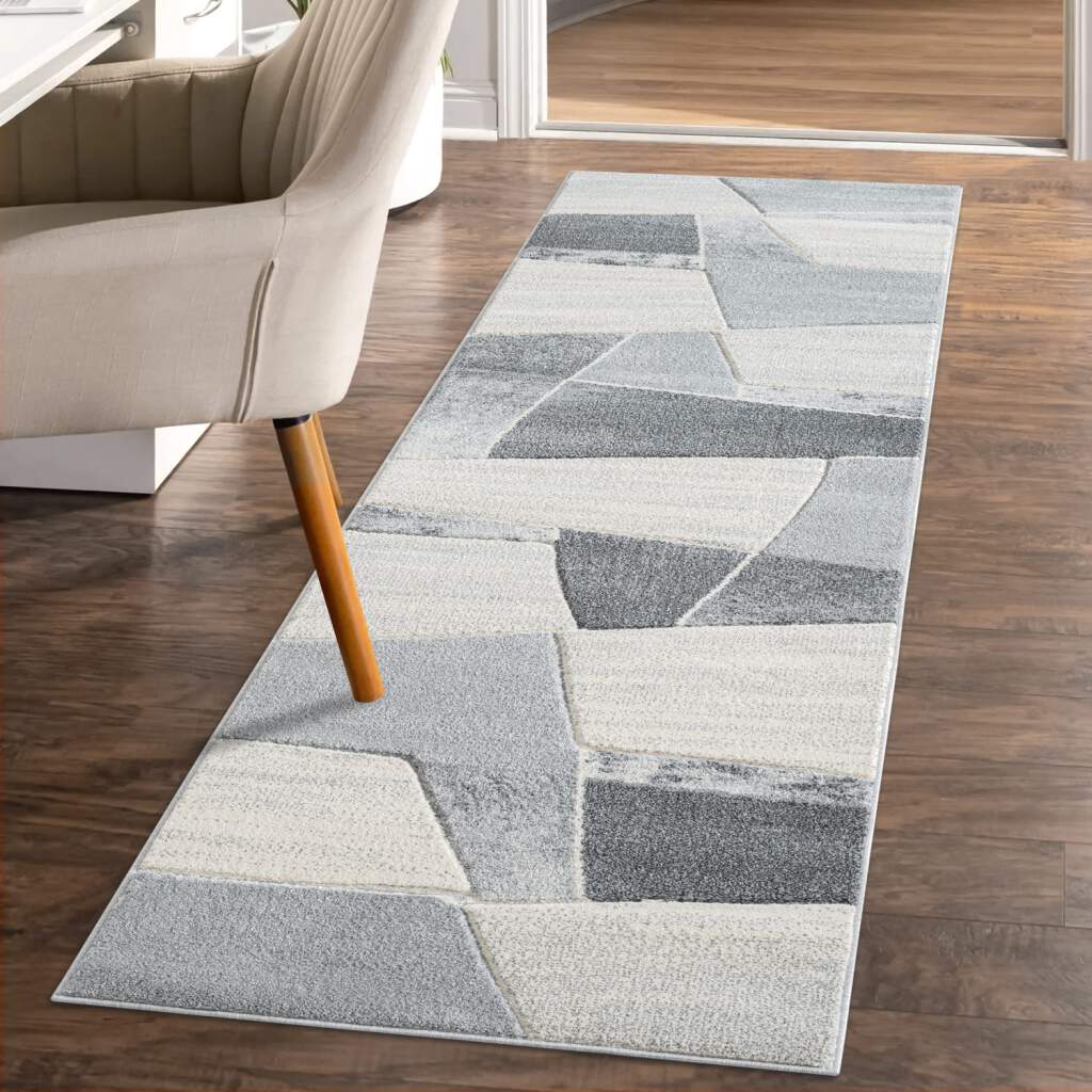 Carpet City Läufer »BONITO9053«, rechteckig, 11 mm Höhe, Flachflor, Hochtief-Muster/ 3D-Effekt, Geo-Muster, für Wohnzimmer von Carpet City