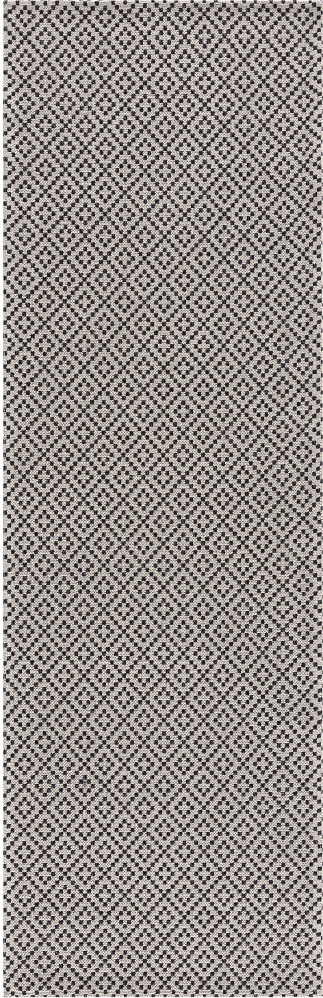 Carpet City Läufer »Cotton«, rechteckig, 5 mm Höhe, Flachgewebe, 100% Baumwolle, Rauten-Optik, Pflegeleicht von Carpet City