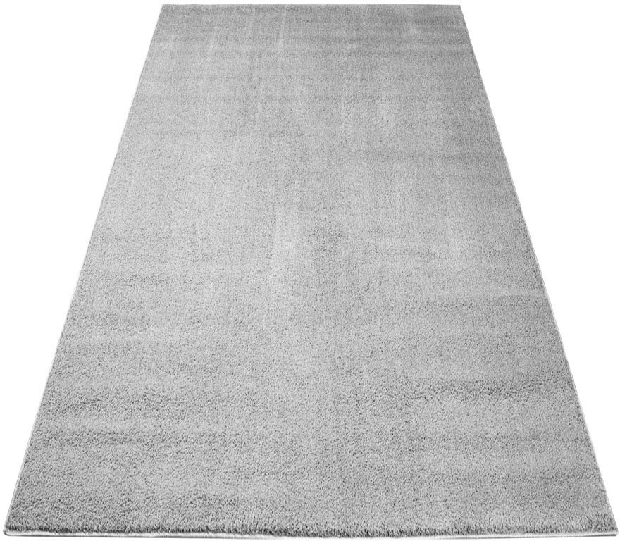 Carpet City Läufer »Softshine 2236«, rechteckig, Hochflor, Uni-Farben, besonders weich von Carpet City