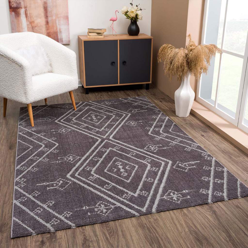 Carpet City Teppich »April 2291«, rechteckig, Boho-Teppich, besonders weich, Hochflor von Carpet City