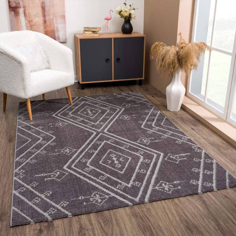 Carpet City Teppich »April 2291«, rechteckig, 10 mm Höhe, Boho-Teppich, besonders weich, Hochflor von Carpet City