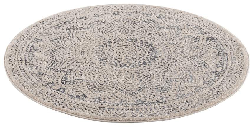 Carpet City Teppich »Art 1652«, rund, Kurzflor, Ornamenten-Muster, Boho & Mandala Stil von Carpet City