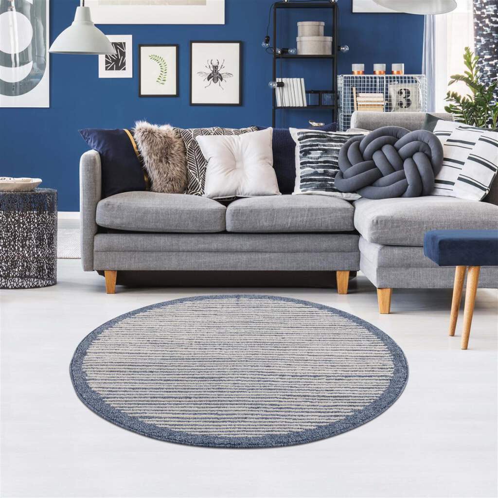 Carpet City Teppich »Art 2231«, rund, 7 mm Höhe, Kurzflor, Streifen-Muster, ideal für Flur & Diele Carpet City Teppich »Art 2231«, rund, 7 mm Höhe, Kurzflor, Streifen-Muster, ideal für Flur & Diele von Carpet City