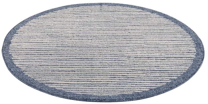 Carpet City Teppich »Art 2231«, rund, 7 mm Höhe, Kurzflor, Streifen-Muster, ideal für Flur & Diele von Carpet City