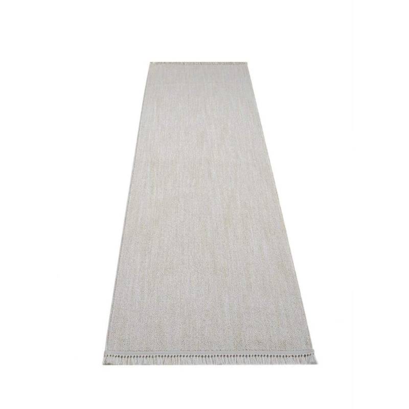 Carpet City Teppich »CLASICO 0052«, rechteckig, 11 mm Höhe, Kurzflor, Fransen, Meliert, Boho-Stil, Wohnzimmer von Carpet City