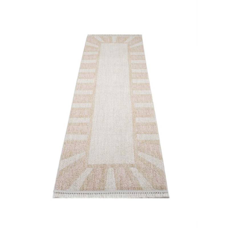 Carpet City Teppich »CLASICO 9152«, rechteckig, Kurzflor, Fransen, Bordüre, Boho-Stil, Wohnzimmer von Carpet City