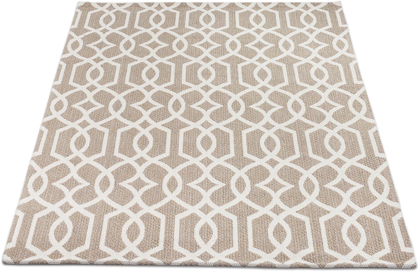 Carpet City Teppich »Cotton«, rechteckig, Flachgewebe, 100% Baumwolle,Marokkanisch, Pflegeleicht von Carpet City