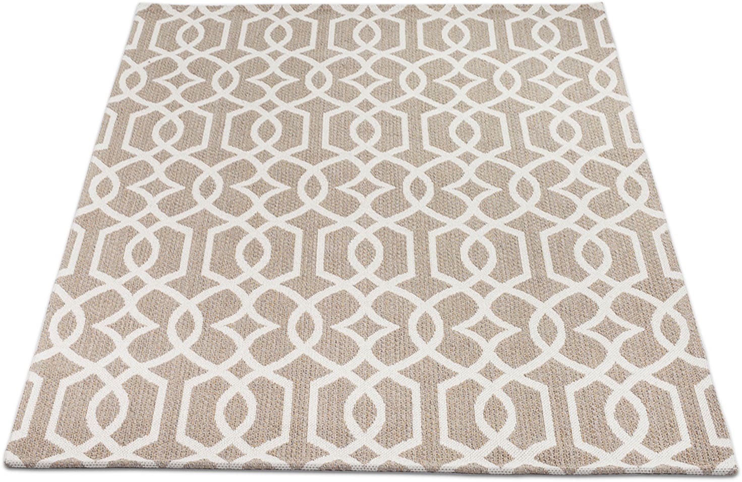 Carpet City Teppich »Cotton«, rechteckig, 5 mm Höhe, Flachgewebe, 100% Baumwolle,Marokkanisch, Pflegeleicht von Carpet City