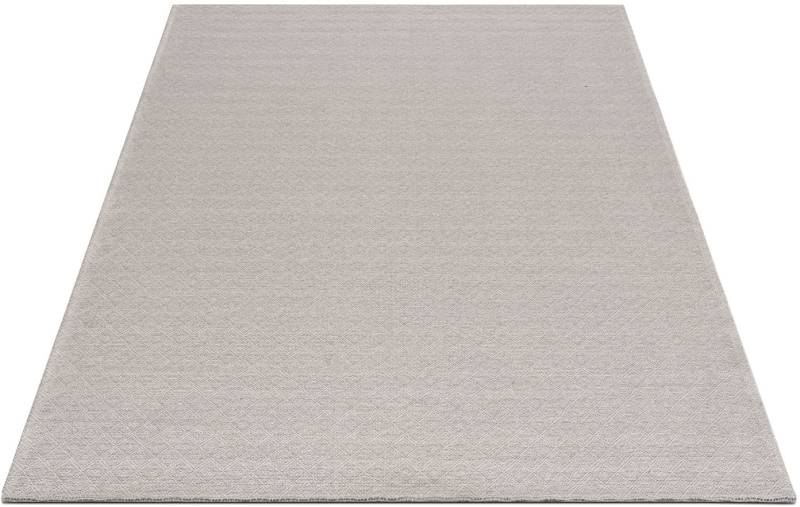 Carpet City Teppich »Cotton«, rechteckig, 5 mm Höhe, Flachgewebe, 100% Baumwolle, Rauten-Optik, Pflegeleicht von Carpet City