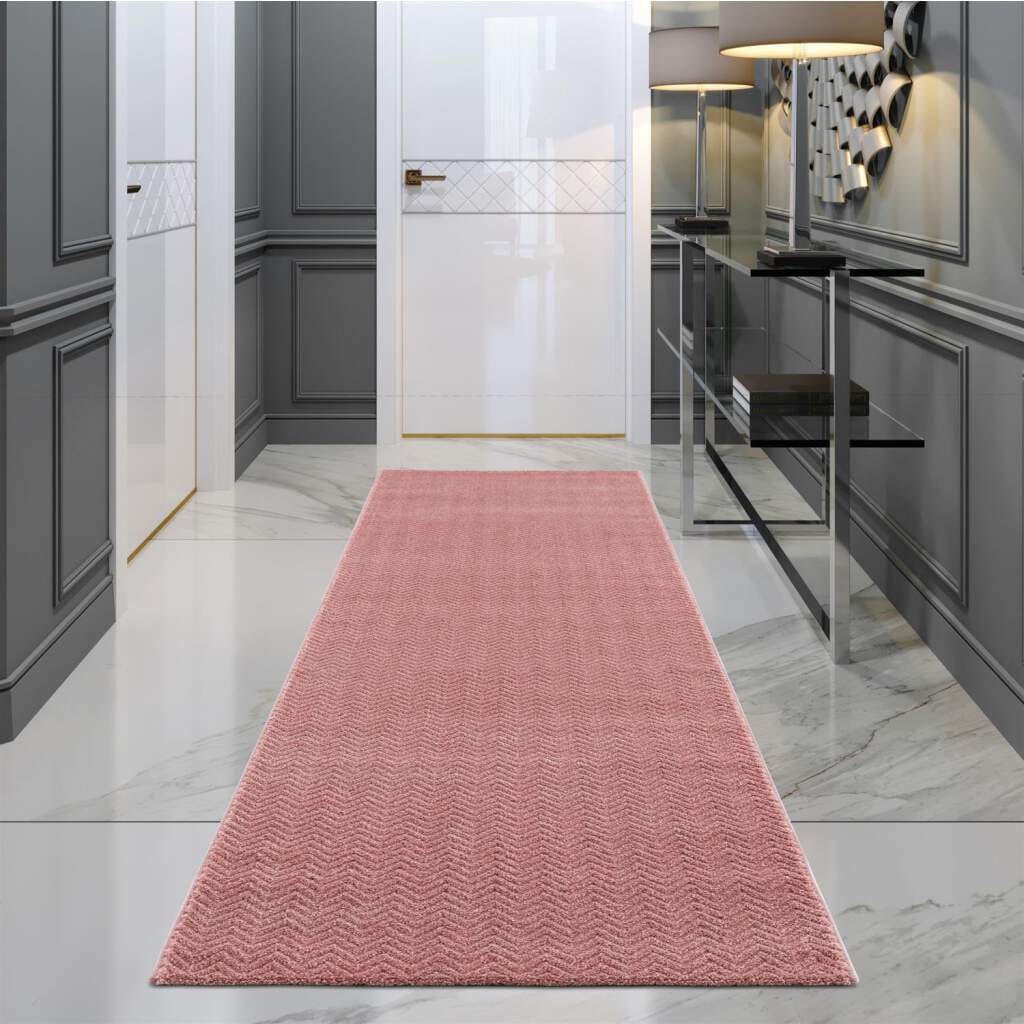 Carpet City Teppich »Fancy«, rechteckig, Kurzflor, Einfarbig, 3D-Optik, Zickzack Look von Carpet City