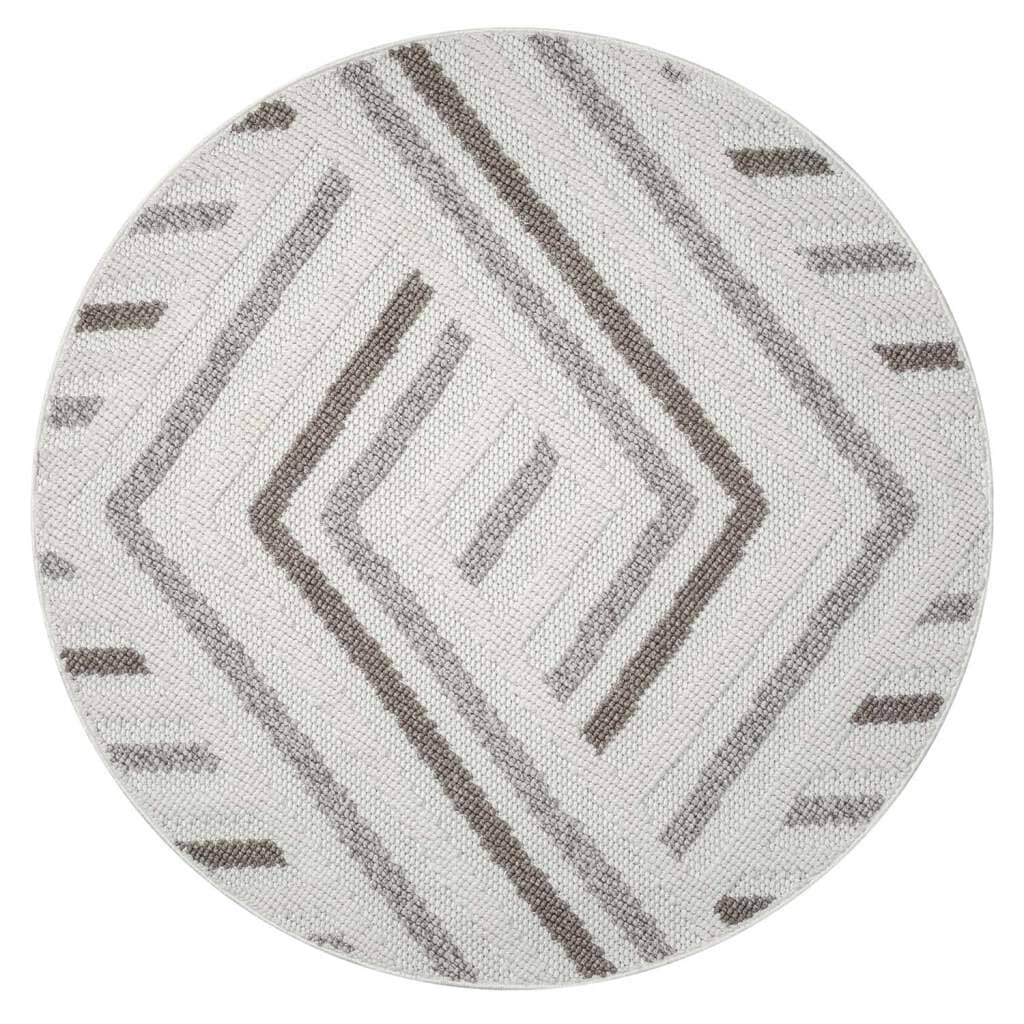 Carpet City Teppich »LINDO 7590«, rund, Kurzflor, Hochtief-Muster/ 3D-Effekt, Boho-Stil, Wohnzimmer von Carpet City