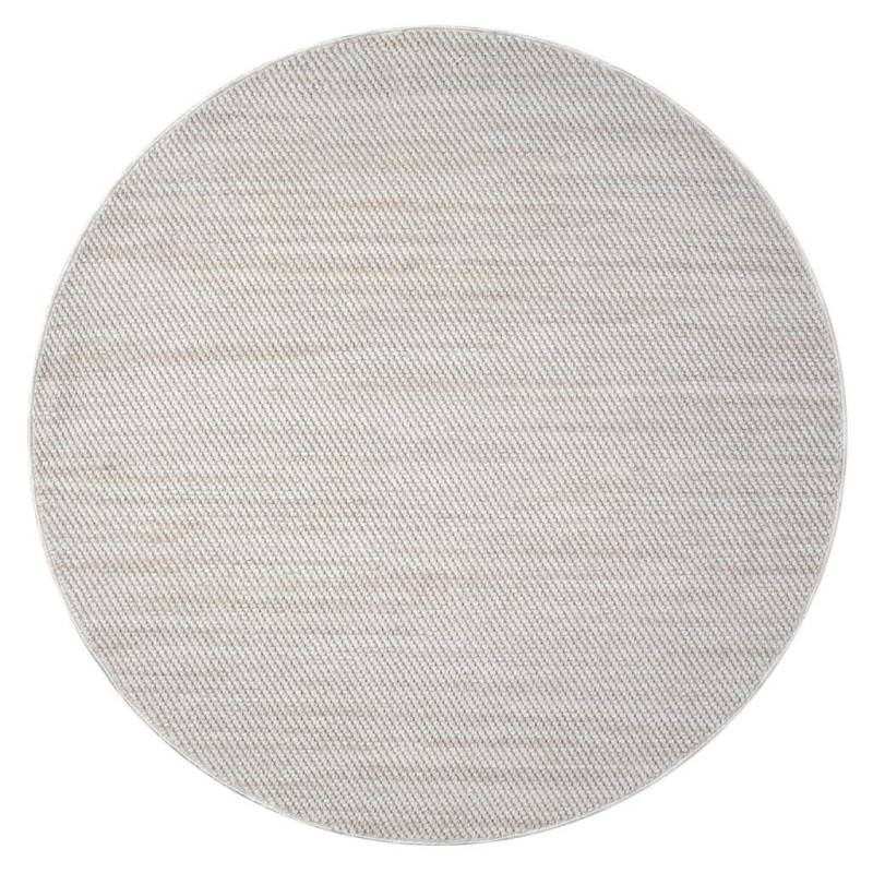 Carpet City Teppich »LINDO 8843«, rund, 11 mm Höhe, Kurzflor, Hochtief-Muster/ 3D-Effekt, Boho-Stil, Wohnzimmer von Carpet City