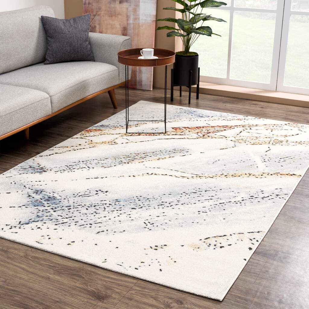 Carpet City Teppich »Mista 2538«, rechteckig, Kurzflor, Abstrakt, Multicolor, Weich von Carpet City